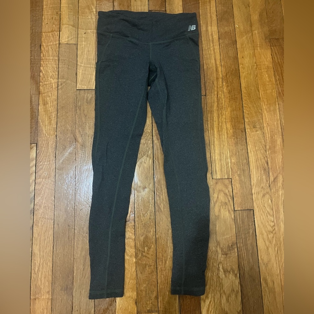 New Balance Heather Gray Running Leggings